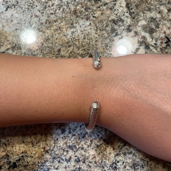 David Yurman 5mm Cable Classic with diamonds - Picture 4 of 12